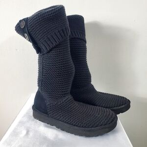 UGG Classic Cardy Boots Black Women’s 7